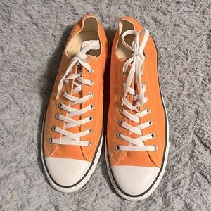 Orange Converse